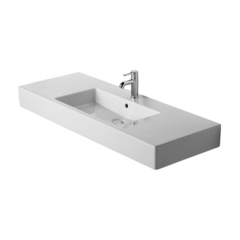 Duravit Vero 329120030 Раковина для мебели с перел., с 3 отв. под смес., 1250x490мм, цвет: Белый фото