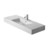 Duravit Vero 329120030 Раковина для мебели с перел., с 3 отв. под смес., 1250x490мм, цвет: Белый