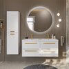 Cezares ECO-1200-2C-SO-BO Тумба под раковину, цвет: белый