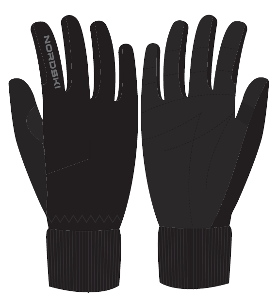 Nordski Jr Motion WS перчатки детские black - 4