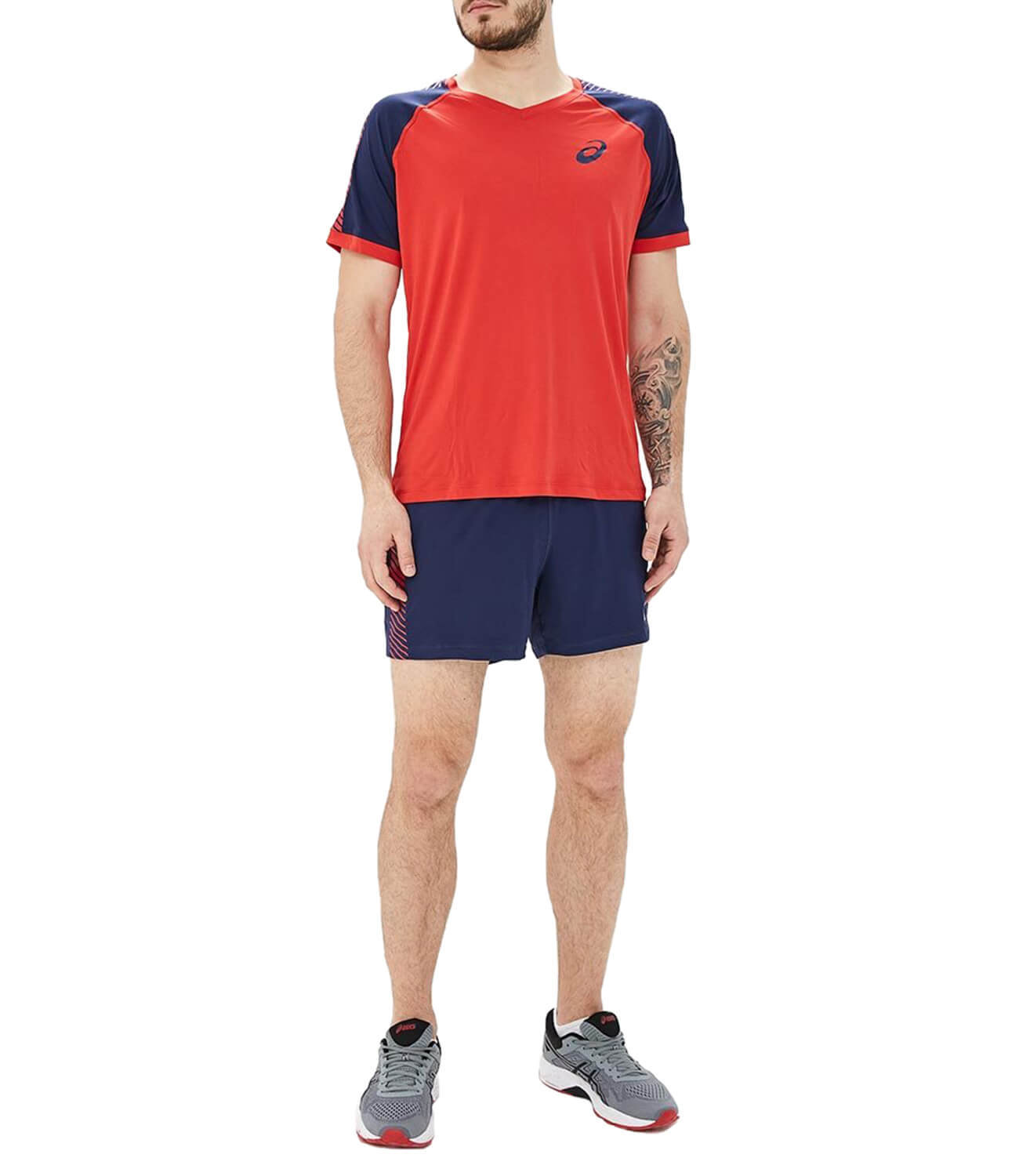 Asics Volley Set волейбольная форма мужская красная