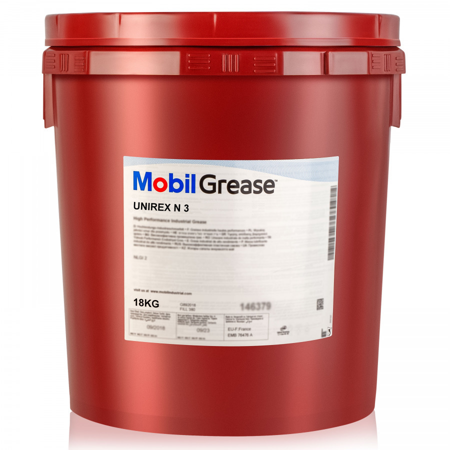 Смазка пластичная Mobil Unirex N 3, 18кг