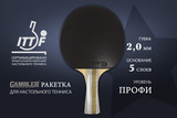 Ракетка Gambler 4 STAR (коническая) фото №3