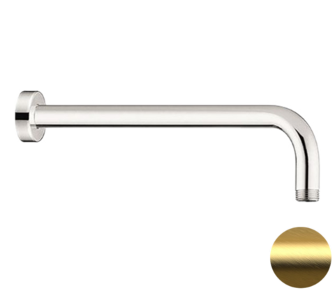 Remer 343L40BG Отвод для душа на стену, цвет: золото брашированное
