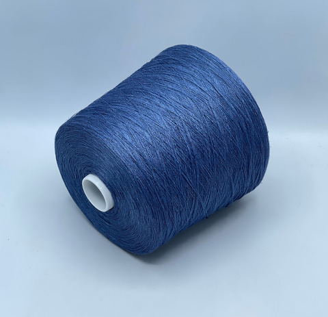 Бобинная пряжа, Lino, 1800м, 100% Лен, Деним, 39857