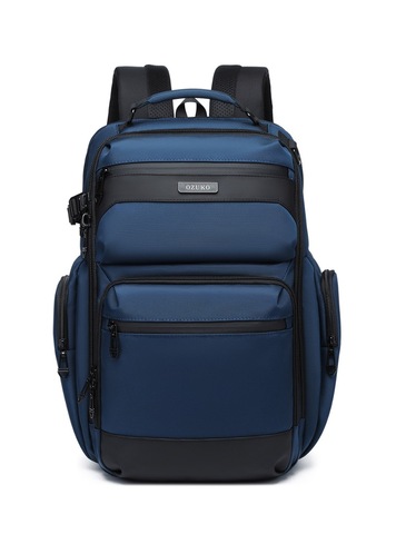 Картинка рюкзак городской Ozuko 9770S Blue - 11