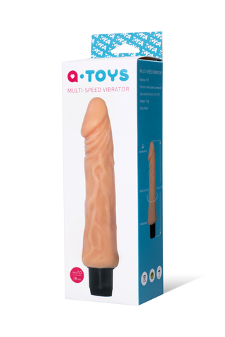 Реалистичный вибратор A-Toys by TOYFA Tond, TPE, телесный, 20,5 см