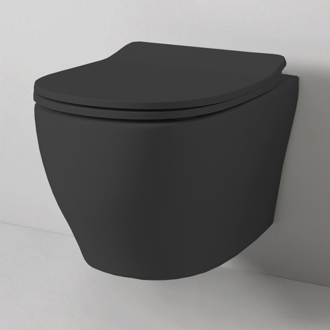 ArtCeram Ten TEV006 17 00 Унитаз подвесной, цвет: чёрный