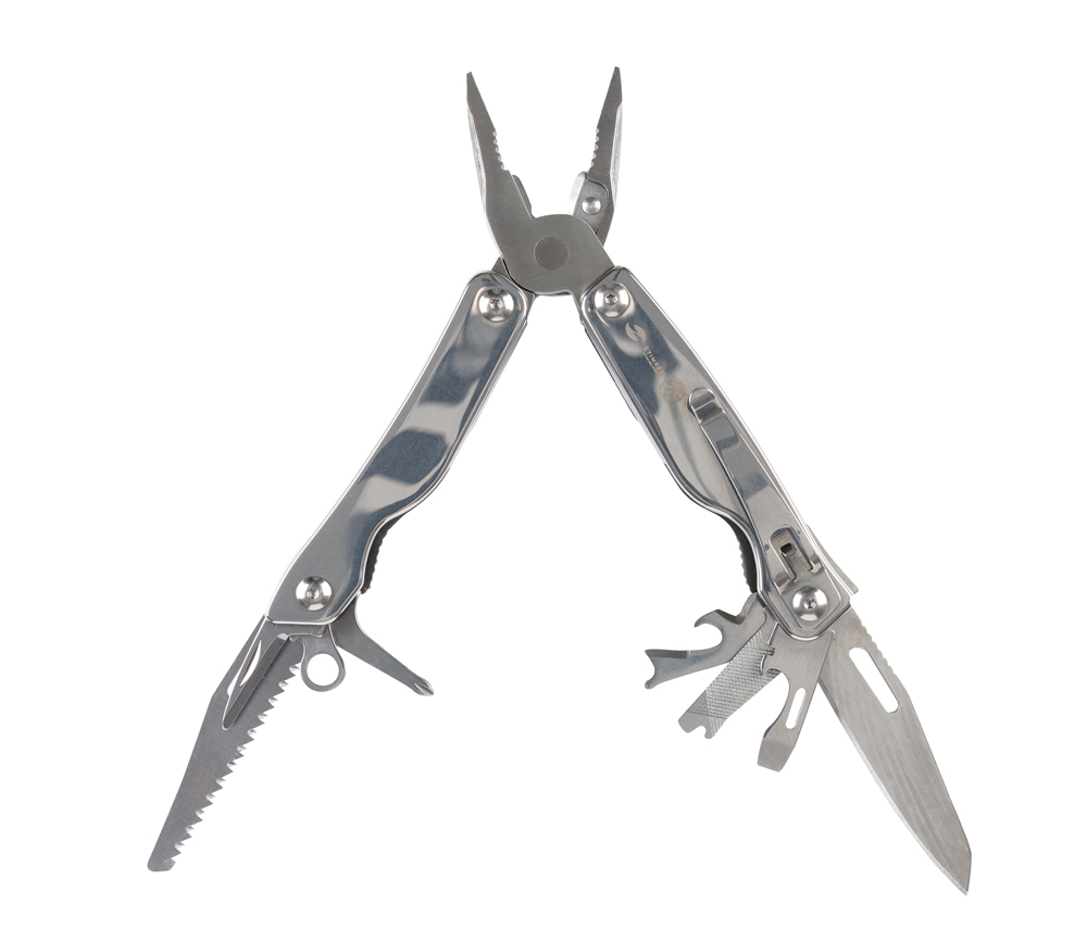 Мультитул Stinger MT-866D-M, сталь 3Cr13, 11 инструментов, нейлоновый чехол