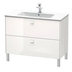 Duravit Brioso BR440302222 Тумба напольная под раковину 1020х479х683 мм, с 2 выдвижными ящиками, цвет белый глянц 22 (для 233610) фото