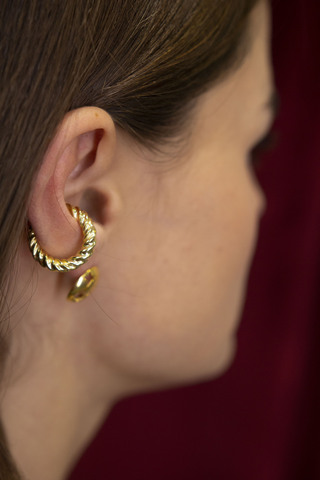 Кафф Вирпул, серебро 925, позолота 18k 4