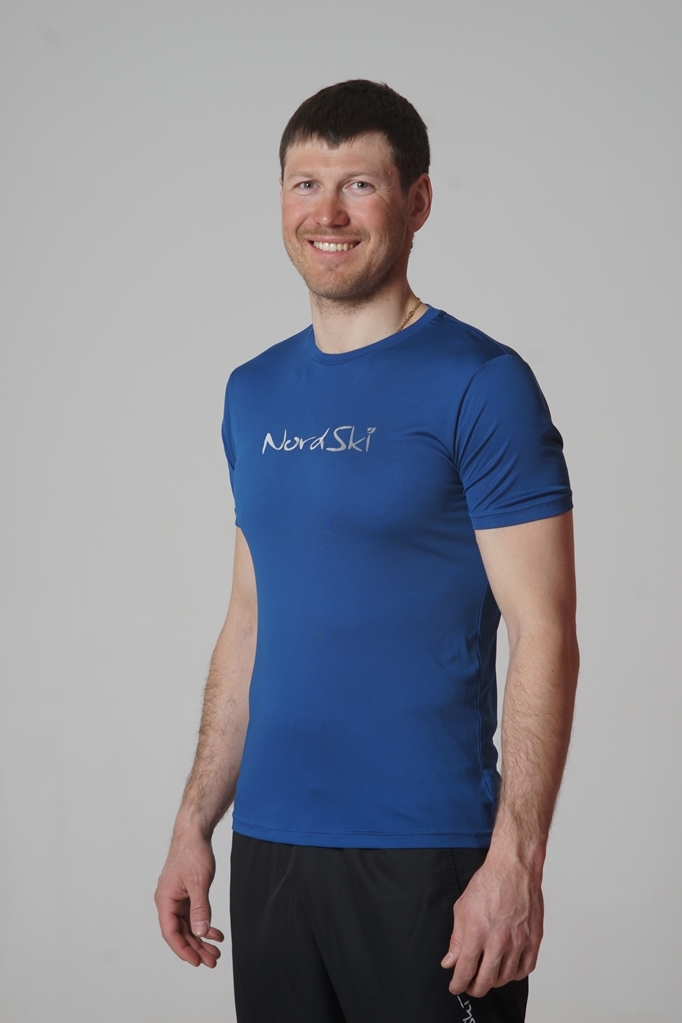 Nordski Active мужская футболка для бега navy