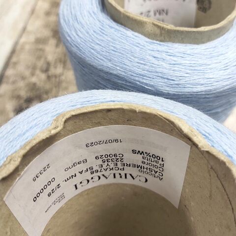 Кашемир Cariaggi CASHMERE 2/28 голубой