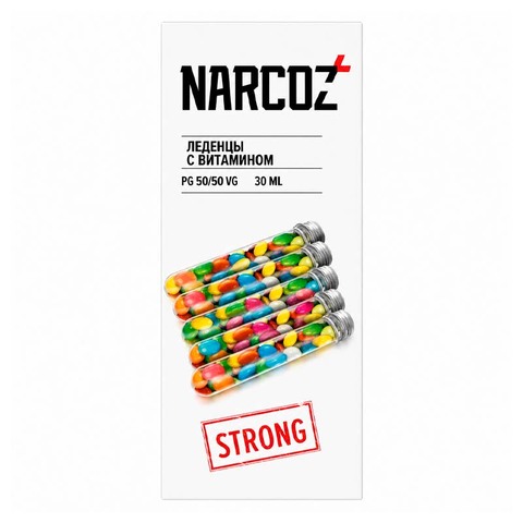 Жидкость NARCOZ Salt 2% STRONG 30 ml - Леденцы с витамином