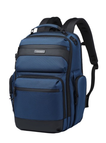 Картинка рюкзак городской Ozuko 9770S Blue - 12