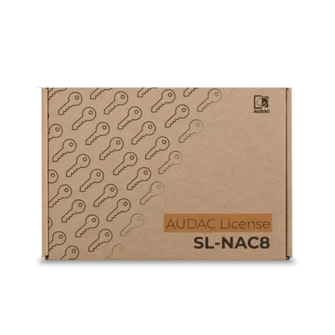 Лицензия Audac SL-NAC8