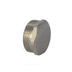 Заглушка латунь никель Ду 40 (1 1/2") НР SantechSystems