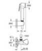 GROHE Tempesta-F 26357000 Комплект гигиенического душа с вентилем