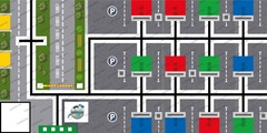 Поле для испытаний и соревнований по робототехнике Junior 1169