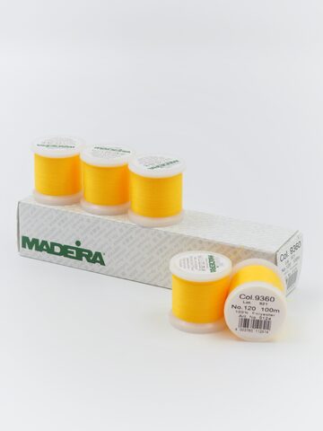 Нитки швейные Madeira aerofil № 120 Col. 9360 манго (100 м)