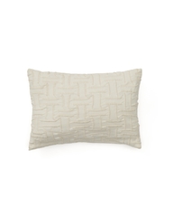 Lir Чехол для подушки из хлопка с вышивкой, бежевый 30 x 50 см