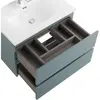 BelBagno KRAFT 39-700/390-2C-SO-AO База под раковину подвесная с фрезерованными ручками по всей длине фасада с 2 выкатн. ящ., Голубой Мат.,700x395x500