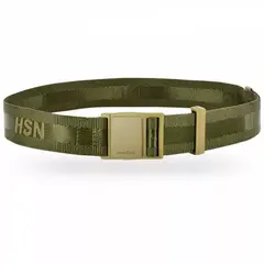 Ремень брючный 40 мм с логотипом HSN (магнитная пряжка), хаки, ХСН