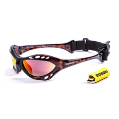 Спортивные очки OCEAN Cumbuco Transparent Braun / Revo Orange Polarized lenses