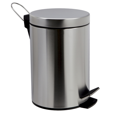 WasserKRAFT K-665 Урна 5 л, цвет: хром