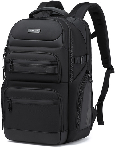 Картинка рюкзак городской Ozuko 9772L Black - 6