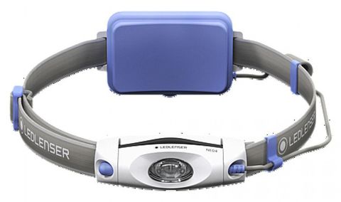 Фонарь налобный Led Lenser Neo 6R, синий, светодиодный, (500918)