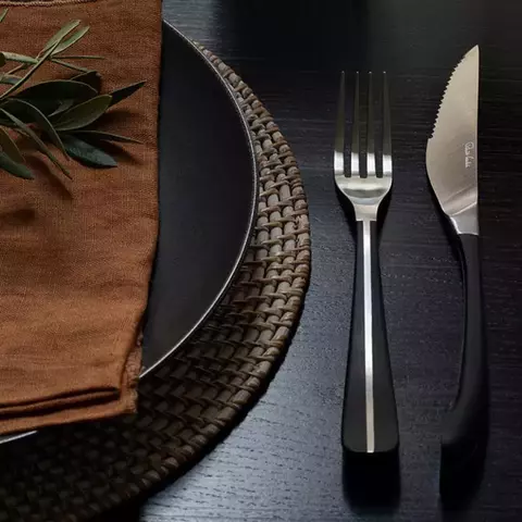 Набор ножей для стейка, 4 шт.,ROBERT WELCH Contour Noir арт.COBSA1012V/4