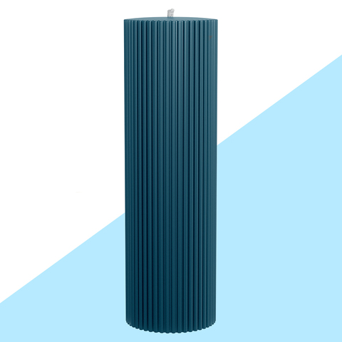 Декоративная свеча 6х20см SCANDYLAB Empire Dark blue SL-EL06
