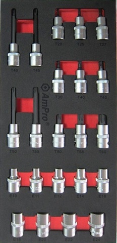 Набор головок TORX 1/2 Набор головок TORX 1/2