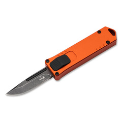 Фото Фронтальный автоматический нож Boker USB OTF, сталь D2, рукоять алюминий, оранжевый