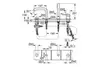 GROHE Essence 25251A01 Смеситель для ванны на 4 отверстия, на край ванны, темный графит глянец
