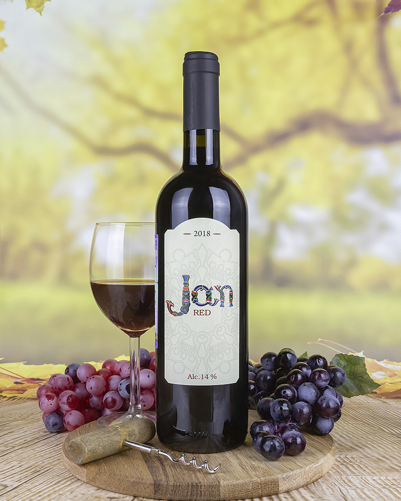 Вино JAN Красное сухое 2018 г.у. 14,0% 0,75 л, Армения