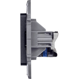 Розетка компьютерная RJ45 категория 6 UTP - Legrand Inspiria - антрацит — фото 5