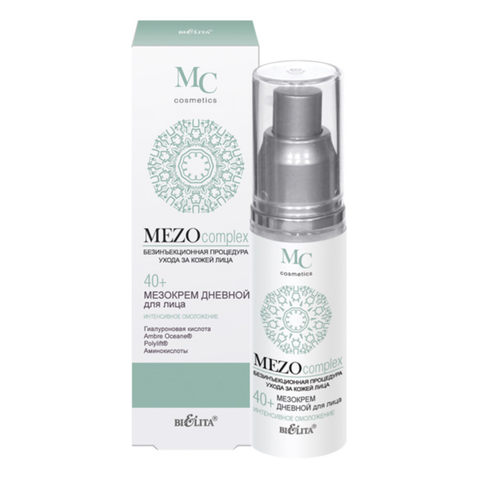 MEZOcomplex Мезокрем дневной для лица 40+ Интенсивное омоложение 50 мл. Белита