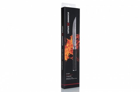 Нож кухонный стальной стейковый Samura Damascus SD-0031/K