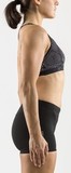 Топ Craft Greatness Mid Impact Bra W Black/White женский