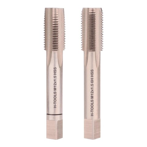 Метчик М12х1,5 (Комплект 2шт) DIN2181 HSS-G 6h 70мм a=7,0 H-Tools 235120HT