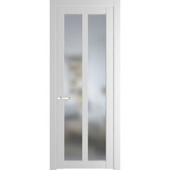 Межкомнатная дверь эмаль Profil Doors 1.7.2PD крем вайт остеклённая