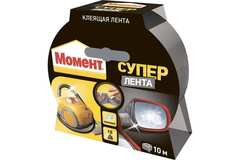 Лента клеящая Момент Супер Лента серебряная