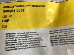 6604322/LSCP/10380037 Реакционные пробирки Иммулайт (Immulite 1000) disposable sample cups 