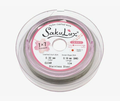 Тросик ювелирный 0,30мм, "SakuLux" (СакуЛюкс), цвет сталь