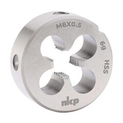 Плашка М 8,0х0,5 DINEN22568 HSS 6g 25х9мм NKP 240083N
