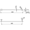 Kludi Vela S 25979N0 Полотенцедержатель, цвет: золото