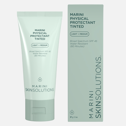 MARINI SKINSOLUTIONS Physical Protectant Tinted SPF45 (Light to Medium) Солнцезащитный крем с тональным эффектом Medium c SPF45, 57 г