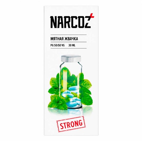 Жидкость NARCOZ Salt 2% STRONG 30 ml - Мятная жвачка